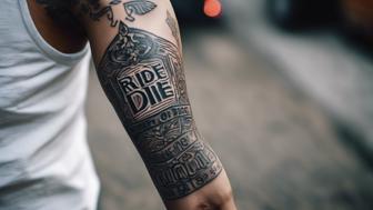 Die tiefere Bedeutung des 'Ride or Die' Tattoos: Freundschaft, Loyalität und mehr