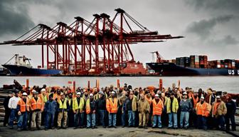 US-Arbeiter an der US-Ostküste planen, den Handel im Hafen lahmzulegen